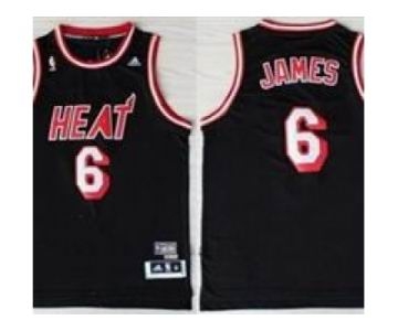 nba miami heat #6 james black m&n