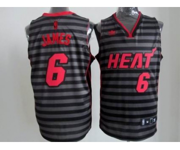 nba miami heat #6 james grey[black strip]