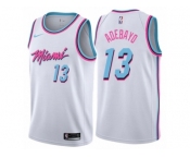 Women Nike Miami Heat #13 Edrice Adebayo Swingman White NBA Jersey - City Edition