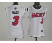 women nba jerseys miami heat #3 wade white