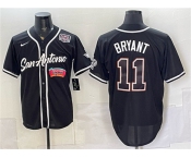 Men's San Antonio Spurs #11 Carter Bryant Black USA 250' Patch Stitched Baseball Jersey Men's San Antonio Spurs #11 Carter Bryant Black USA 250' Patch Stitched Baseball Jersey