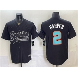 Men's San Antonio Spurs #2 Dylan Harper Black Stitched Baseball Jersey Men's San Antonio Spurs #2 Dylan Harper Black Stitched Baseball Jersey