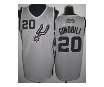 nba san antonio spurs #20 ginobili grey[revolution 30]