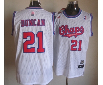 nba san antonio spurs #21 tim duncan white[2013 new revolution 30 swingman]