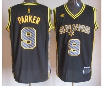 nba san antonio spurs #9 tony parker black[2013 new]
