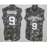 nba san antonio spurs #9 tony parker camo
