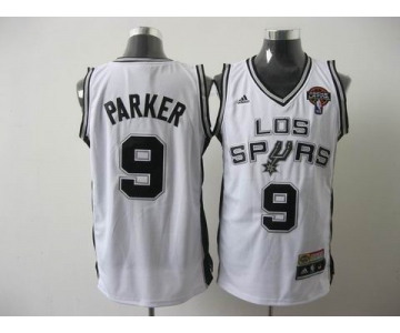 nba san antonio spurs #9 tony parker white[latin night]
