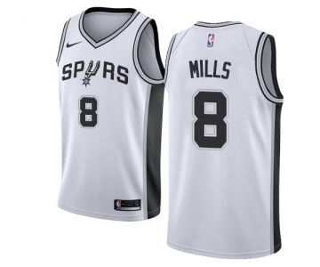 Youth Nike San Antonio Spurs #8 Patty Mills Swingman White Home NBA Jersey - Association Edition