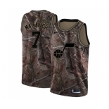Men's Nike Utah Jazz #7 Pete Maravich Swingman Camo Realtree Collection NBA Jersey