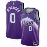 Men's Utah Jazz #0 Taylor Hendricks Purple 2025 Icon Edition Stitched Basketball Jersey Men's Utah Jazz #0 Taylor Hendricks Purple 2025 Icon Edition Stitched Basketball Jersey