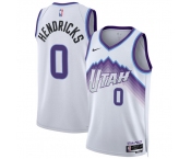 Men's Utah Jazz #0 Taylor Hendricks White 2025 Association Edition Stitched Basketball Jersey Men's Utah Jazz #0 Taylor Hendricks White 2025 Association Edition Stitched Basketball Jersey