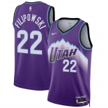 Men's Utah Jazz #22 Kyle Filipowski Purple 2025 Icon Edition Stitched Basketball Jersey Men's Utah Jazz #22 Kyle Filipowski Purple 2025 Icon Edition Stitched Basketball Jersey