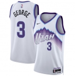 Men's Utah Jazz #3 Keyonte George White 2025 Association Edition Stitched Basketball Jersey Men's Utah Jazz #3 Keyonte George White 2025 Association Edition Stitched Basketball Jersey