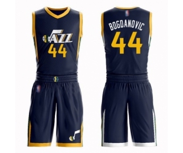 Men's Utah Jazz #44 Bojan Bogdanovic Swingman Navy Blue Basketball Suit Jersey - Icon Edition