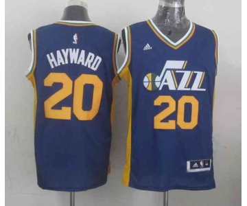 nba utah jazz #20 hayward blue