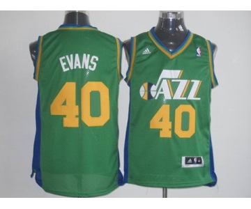 nba utah jazz #40 evans green