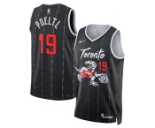Men's Toronto Raptors #19 Jakob Poeltl Black 2025-26 City Edition Stitched Basketball Jersey Men's Toronto Raptors #19 Jakob Poeltl Black 2025-26 City Edition Stitched Basketball Jersey