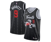 Men's Toronto Raptors #9 RJ Barrett Black 2025-26 City Edition Stitched Basketball Jersey Men's Toronto Raptors #9 RJ Barrett Black 2025-26 City Edition Stitched Basketball Jersey