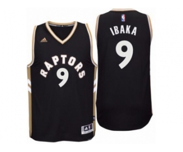 Men's Toronto Raptors #9 Serge Ibaka adidas Red Player Swingman OVO Jersey