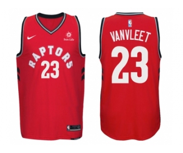 Nike NBA Toronto Raptors #23 Fred VanVleet Jersey 2017-18 New Season Red Jersey