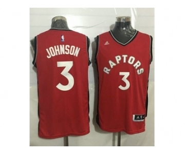 Toronto Raptors #3 James Johnson Red Stitched NBA Jersey