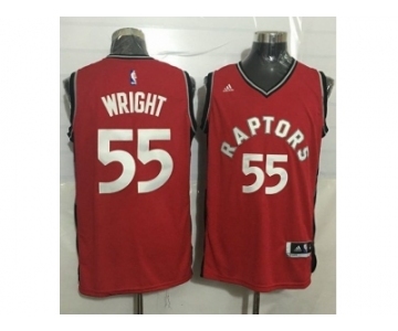 Toronto Raptors #55 Delon Wright Red Stitched NBA Jersey