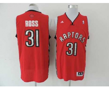 nba toronto raptors #31 ross red[revolution 30 swingman]