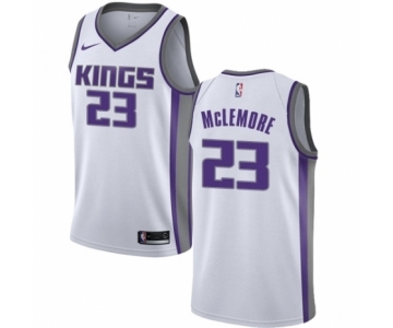 Men's Nike Sacramento Kings #23 Ben McLemore Authentic White NBA Jersey - Association Edition