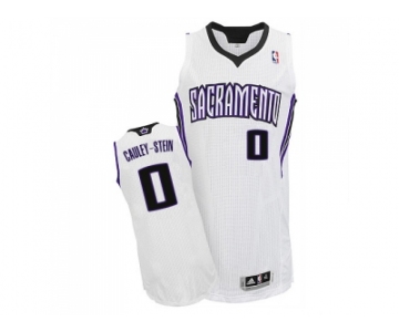 Men's Sacramento Kings #0 Willie Cauley-Stein adidas White Swingman Home Jersey