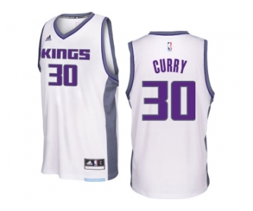 Sacramento Kings #30 Seth Curry 2016-17 Seasons White Home New Swingman Jersey