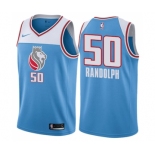 Youth Nike Sacramento Kings #50 Zach Randolph Swingman Blue NBA Jersey - City Edition