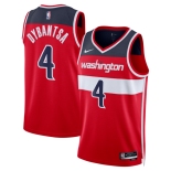 Men's Washington Wizards #4 AJ Dybantsa Nike Red 2026 NBA Draft Swingman Icon Edition Jersey