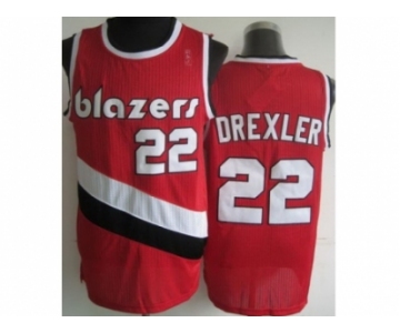 nba portland trail blazers #22 clyde drexler red[revolution 30]