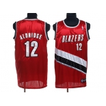 nba portland trailblazers #12 aldridge red