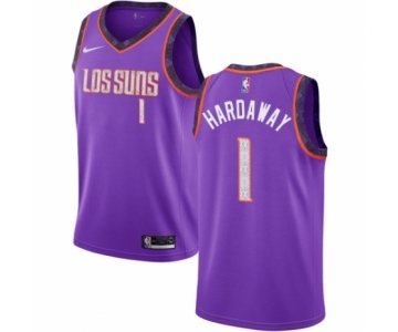 Men's Nike Phoenix Suns #1 Penny Hardaway Swingman Purple NBA Jersey - 2018-19 City Edition