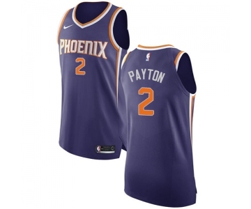 Men's Nike Phoenix Suns #2 Elfrid Payton Authentic Purple Road NBA Jersey - Icon Edition