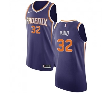 Men's Nike Phoenix Suns #32 Jason Kidd Authentic Purple Road NBA Jersey - Icon Edition
