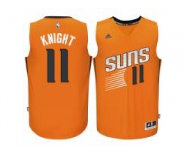 Men's Phoenix Suns #11 Brandon Knight adidas Orange Swingman Alternate Jersey