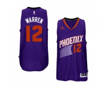 Men's Phoenix Suns #12 TJ Warren adidas Purple Swingman Road Jersey