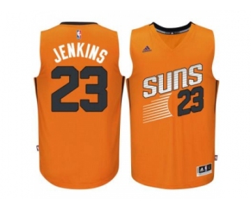 Men's Phoenix Suns #23 John Jenkins adidas Orange Swingman Alternate Jersey