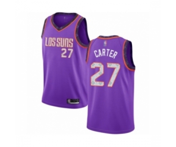 Men's Phoenix Suns #27 Jevon Carter Authentic Purple Basketball Jersey 2018 -19 City Edition