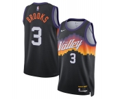 Men's Phoenix Suns #3 Dillon Brooks Black 2025-26 City Edition Stitched Basketball Jersey Men's Phoenix Suns #3 Dillon Brooks Black 2025-26 City Edition Stitched Basketball Jersey