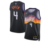 Men's Phoenix Suns #4 Jalen Green Black 2025-26 City Edition Stitched Basketball Jersey Men's Phoenix Suns #4 Jalen Green Black 2025-26 City Edition Stitched Basketball Jersey