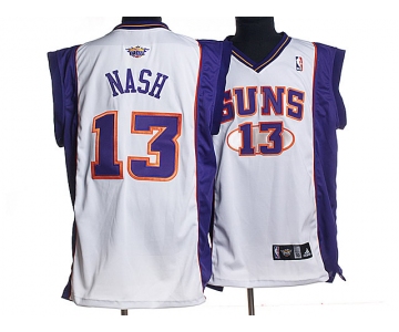 nba phoenix suns #13 s.nash white
