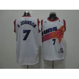 nba phoenix suns #7 k johnson white
