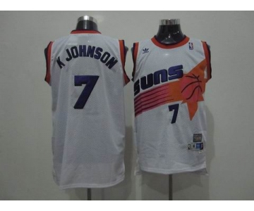 nba phoenix suns #7 k johnson white