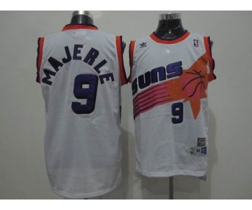 nba phoenix suns #9 majerle white