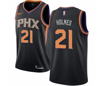 Youth Nike Phoenix Suns #21 Richaun Holmes Swingman Black NBA Jersey Statement Edition
