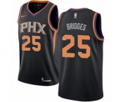Youth Nike Phoenix Suns #25 Mikal Bridges Swingman Black NBA Jersey Statement Edition