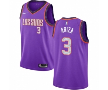 Youth Nike Phoenix Suns #3 Trevor Ariza Swingman Purple NBA Jersey - 2018-19 City Edition